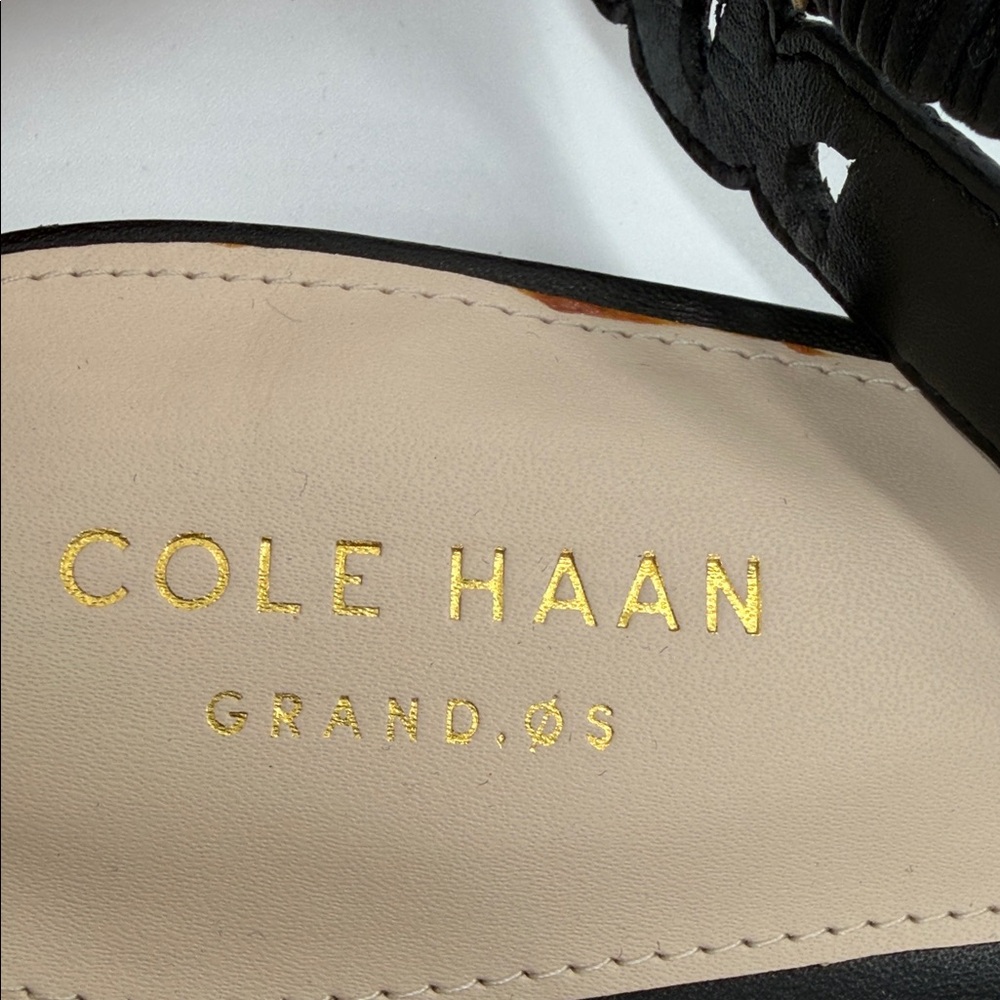 Cole Haan Black Slingback Flats NEOT - Picture 5 of 7